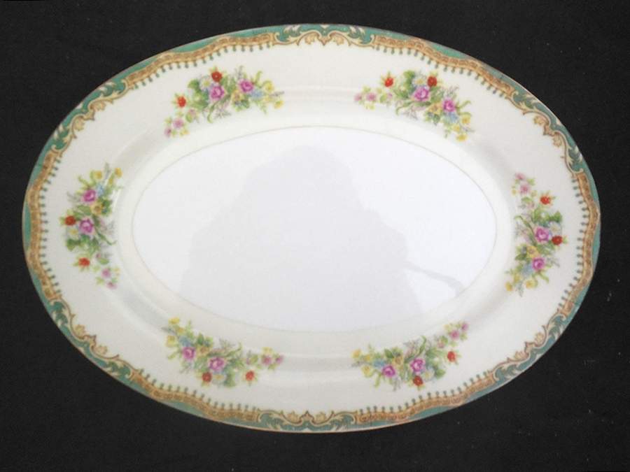 IMP40 11" Oval Serving Platter by Imperial (Japan)-1