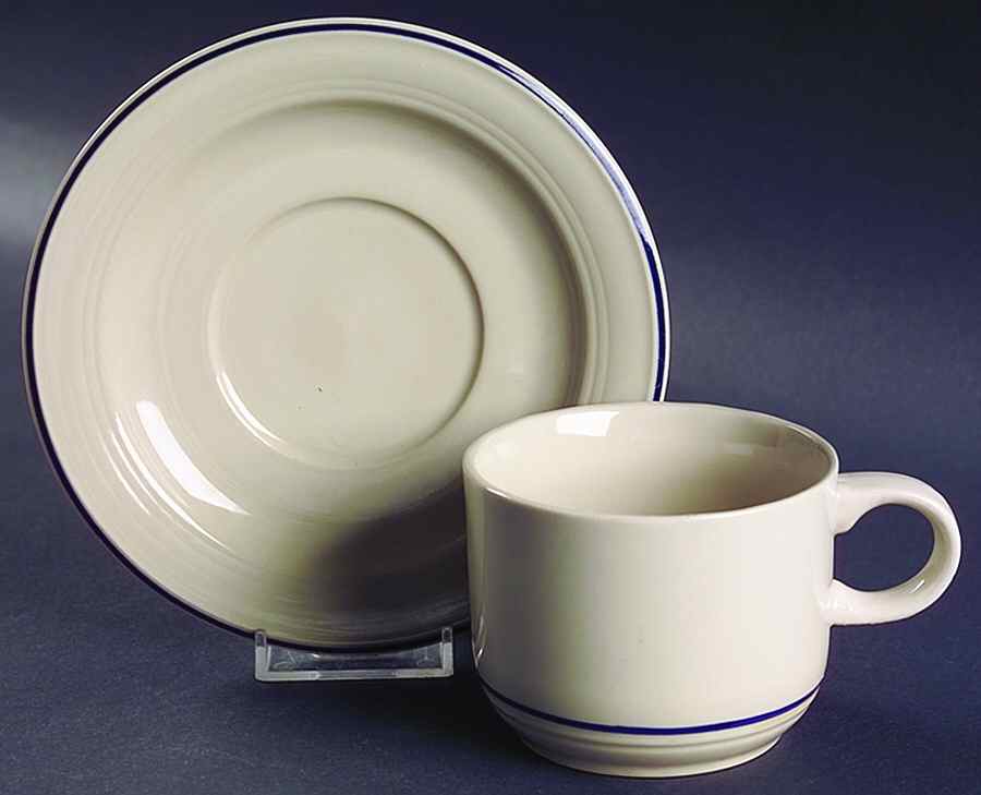 Iris Lane Flat Cup & Saucer Set by International-1