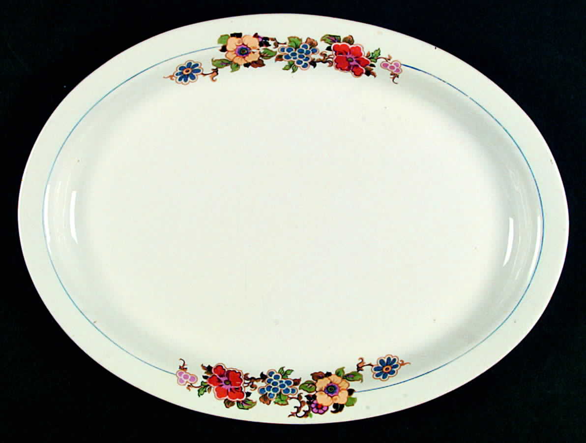 ILL6 12" Oval Serving Platter by Illinois China -1