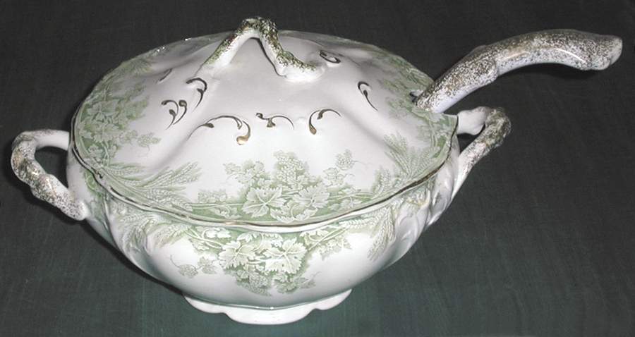 Harvest Tureen & Lid w/Ladle by Imperial (England)-1