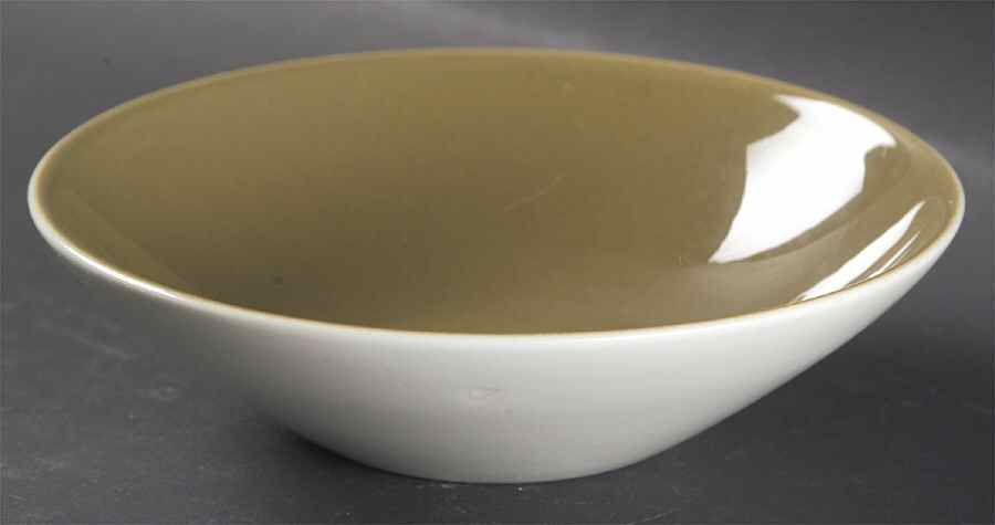 Accent Olive Green Fruit/Dessert (Sauce) Bowl by Iroquois-1