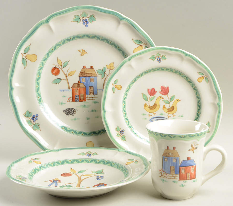 Heartland II 4 Piece Place Setting by International-1