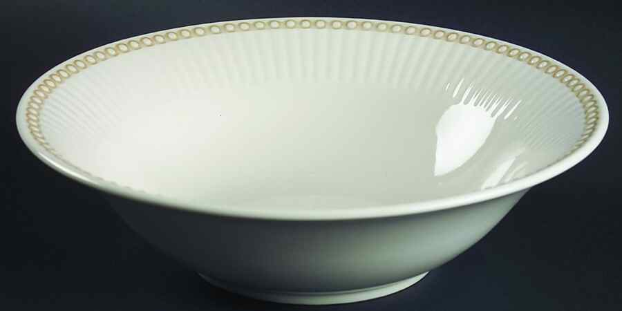 Precious Pearl 9" Round Vegetable Bowl by International-1
