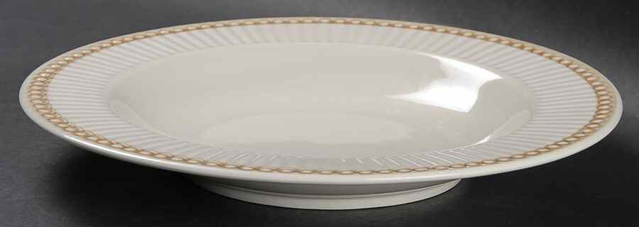Precious Pearl Large Rim Soup Bowl by International-1