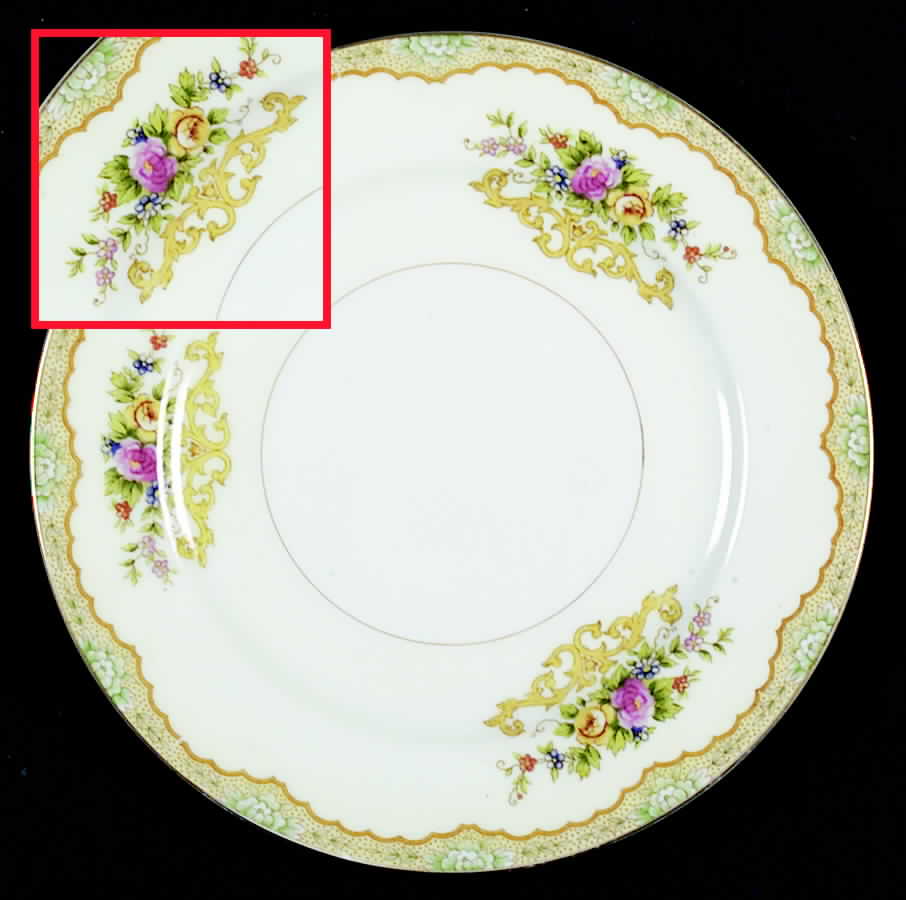 IMP46 Bread & Butter Plate by Imperial (Japan)-1