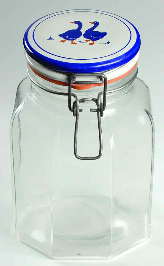 ITY134 6" Glassware Storage Jar & Lid by Italy-1