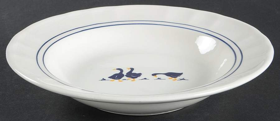 ITY134 Large Rim Soup Bowl by Italy-1