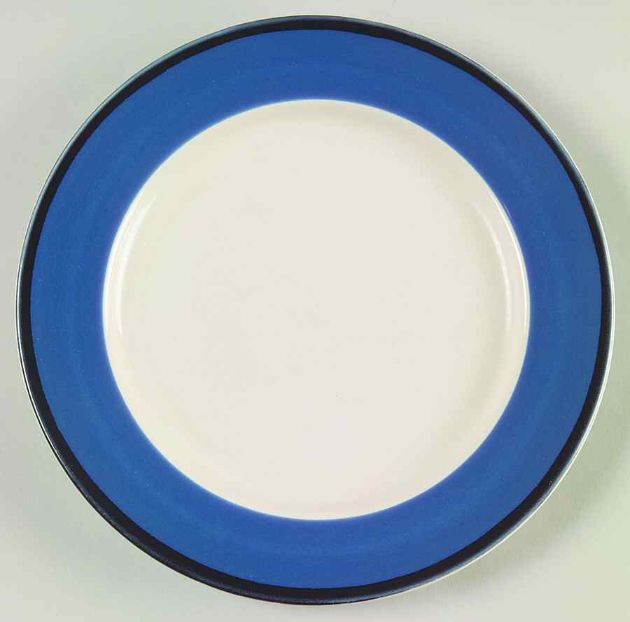Colors of Celebration Denim Blue Salad Plate by International-1