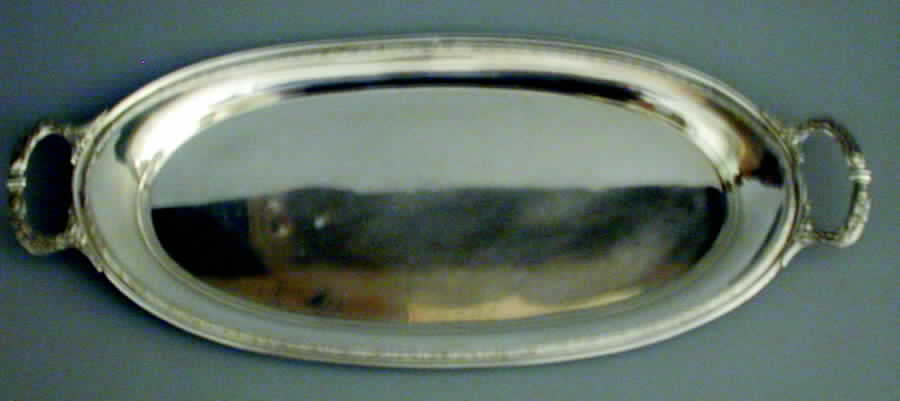 W12A (Sterling, Hollowware) Sterling Waiter Tray by International Silver-1