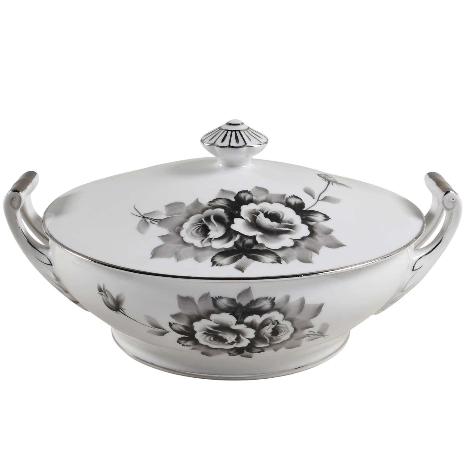 5272 Round Covered Vegetable by I China (Japan)-1