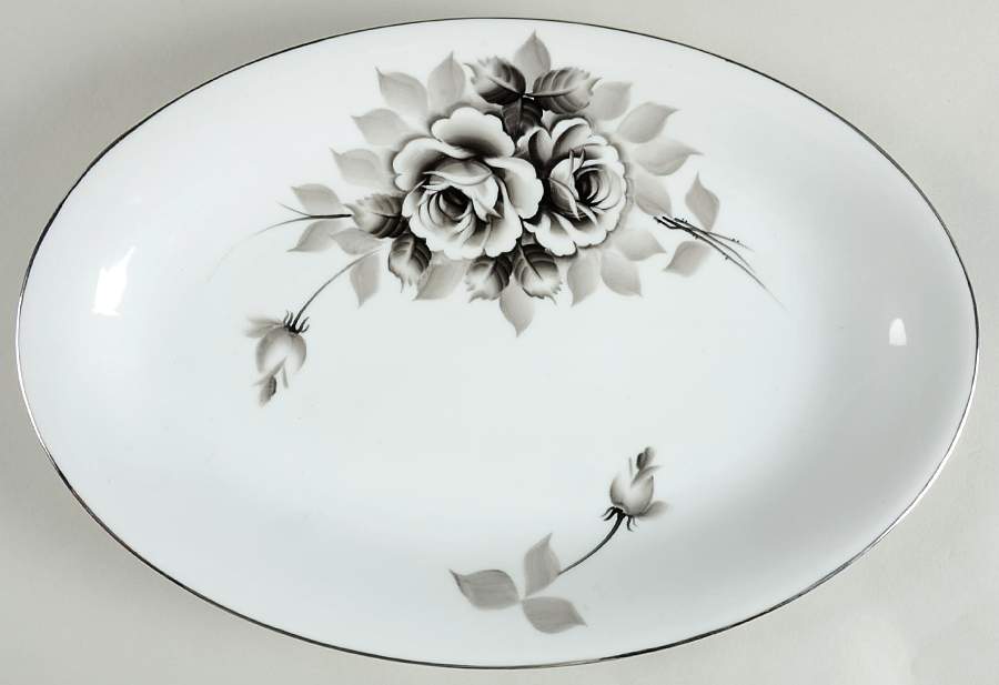 5272 16" Oval Serving Platter by I China (Japan)-1