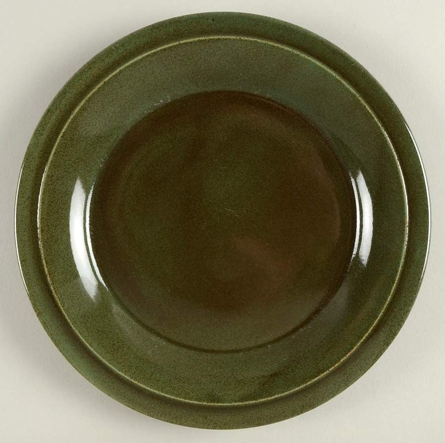 Prairie Green Brown Salad Plate by Interiors (PTS)-1