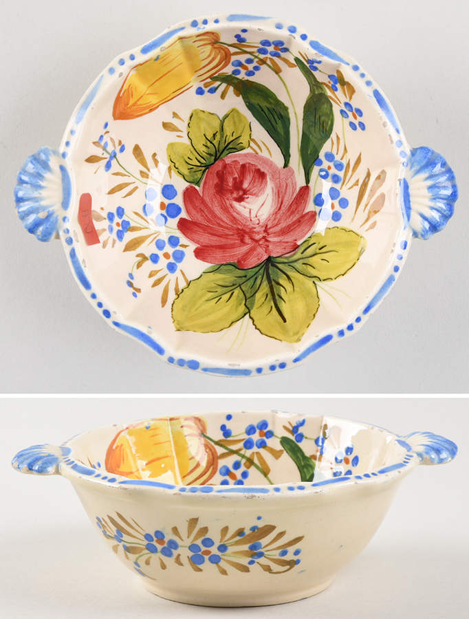Nove Rose Lugged Fruit/Dessert (Sauce) Bowl by Italy-1