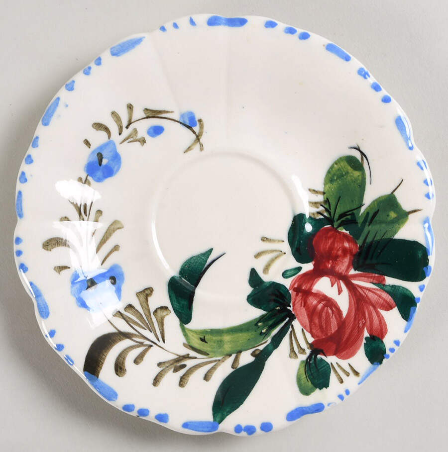 Nove Rose Saucer for Flat Cup by Italy-1