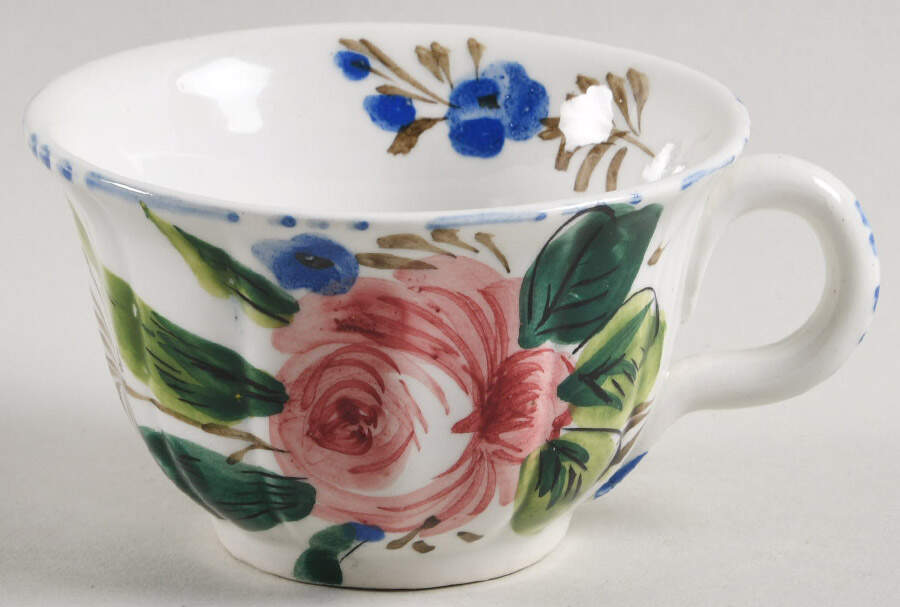 Nove Rose Flat Cup by Italy-1