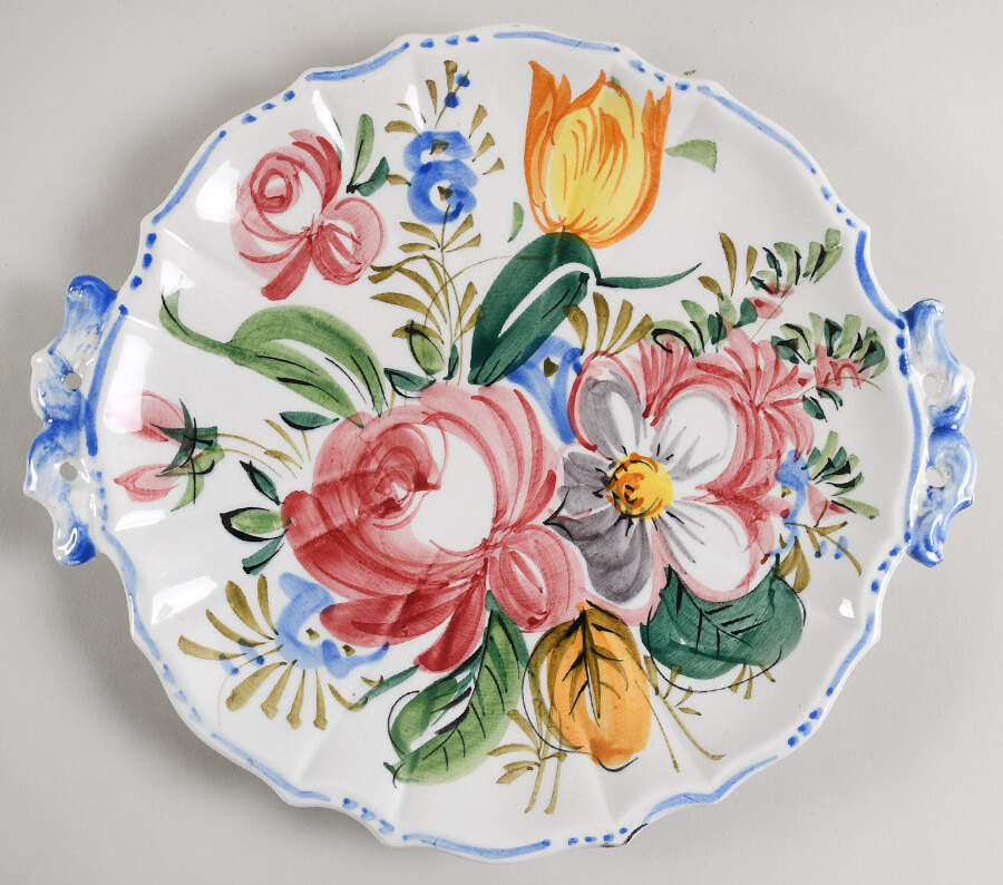 Nove Rose Buffet Service Plate by Italy-1