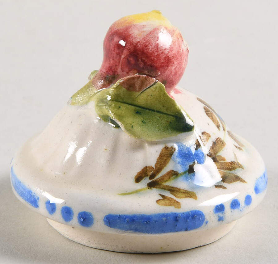Nove Rose Lid for Sugar Bowl by Italy-1