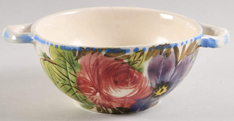 Nove Rose Lugged Fruit/Dessert (Sauce) Bowl by Italy-1