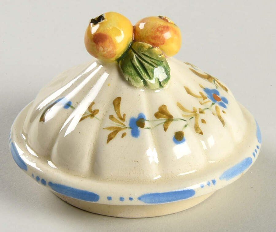 Nove Rose Lid for Sugar Bowl by Italy-1