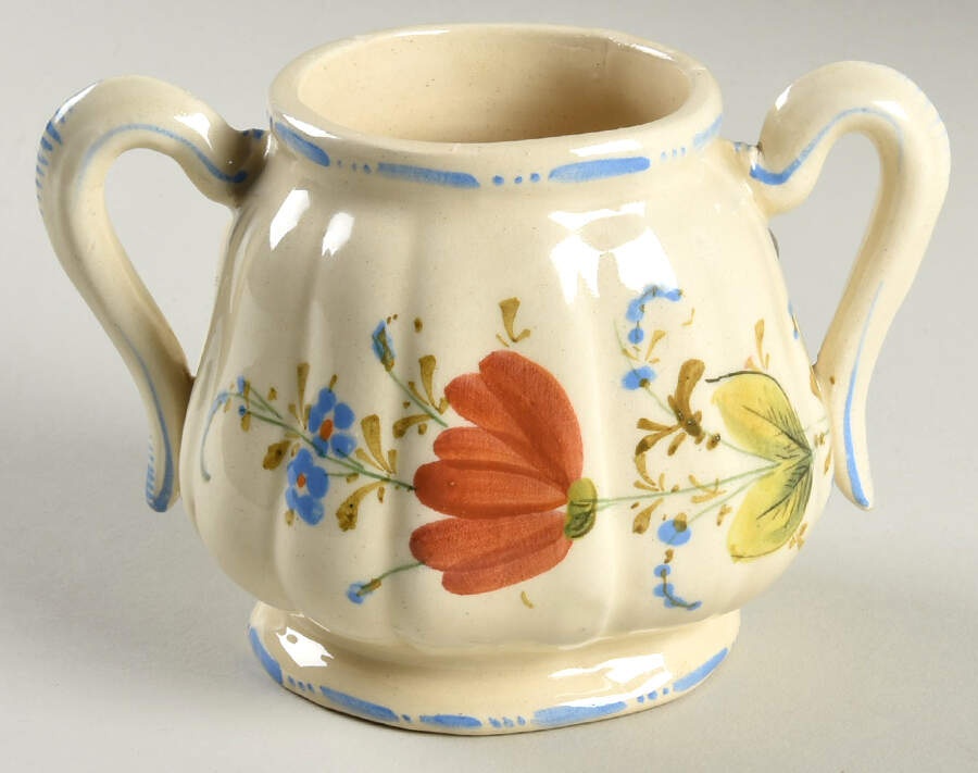 Nove Rose Sugar Bowl No Lid by Italy-1