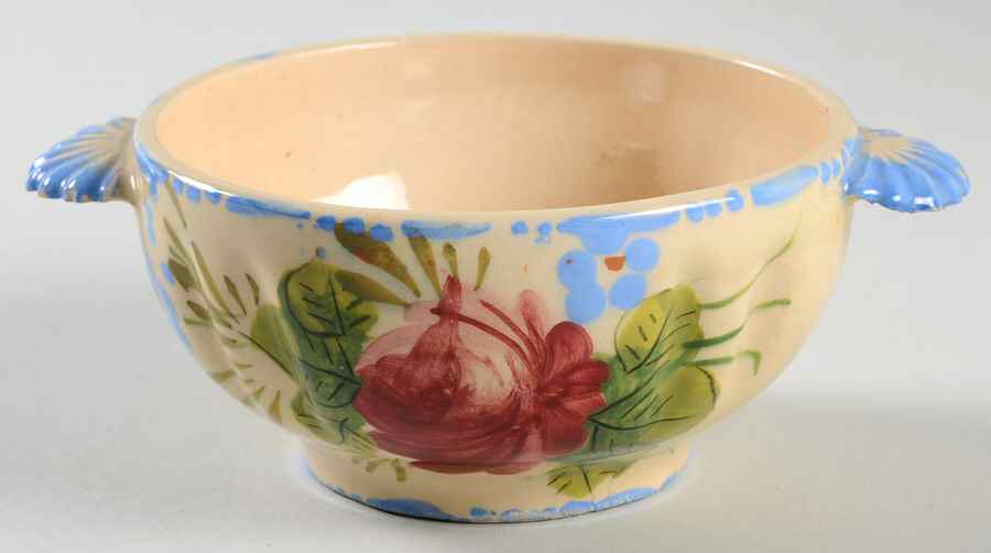 Nove Rose Cream Soup Bowl by Italy-1
