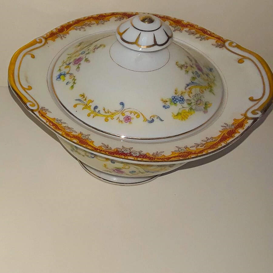 IMP50 Sugar Bowl & Lid by Imperial (Japan)-1