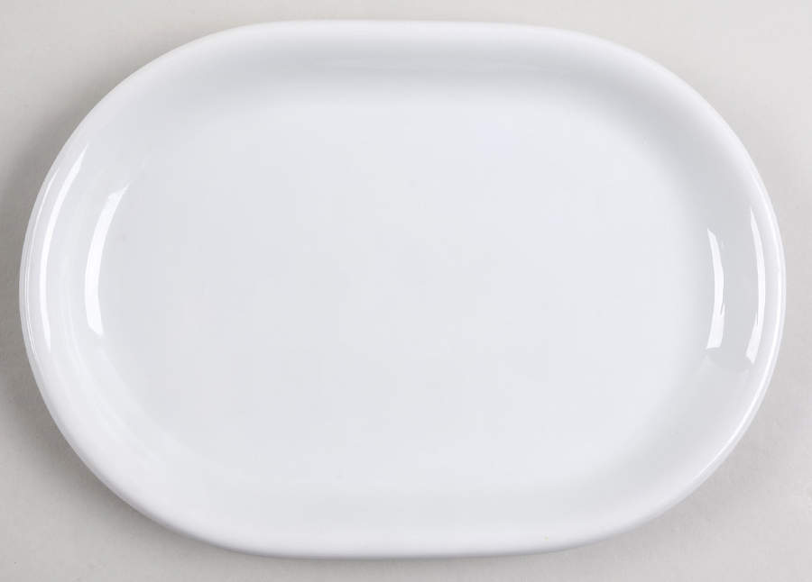 Rondo 11" Oval Serving Platter by Ikea China-1