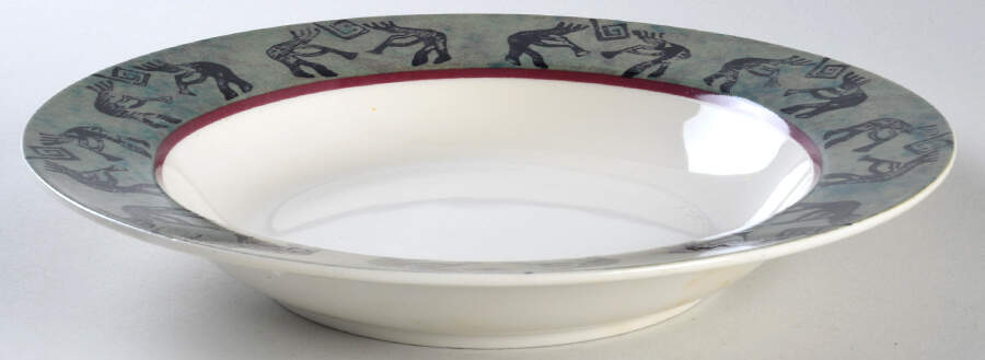 Kokopelli Large Rim Soup Bowl by International-1
