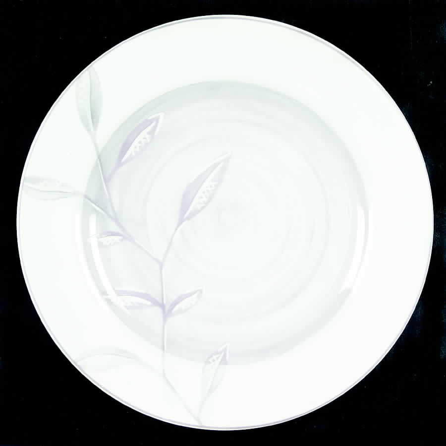 Silver Leaves Salad Plate by Interiors (PTS)-1