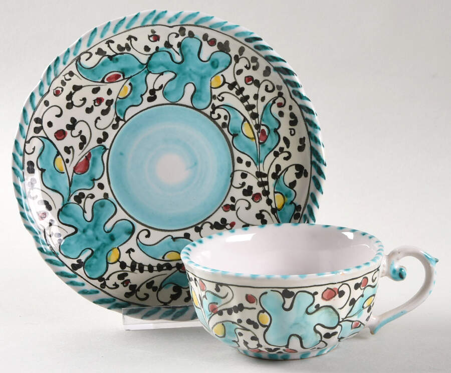 ITY150 Flat Cup & Saucer Set by Italy-1