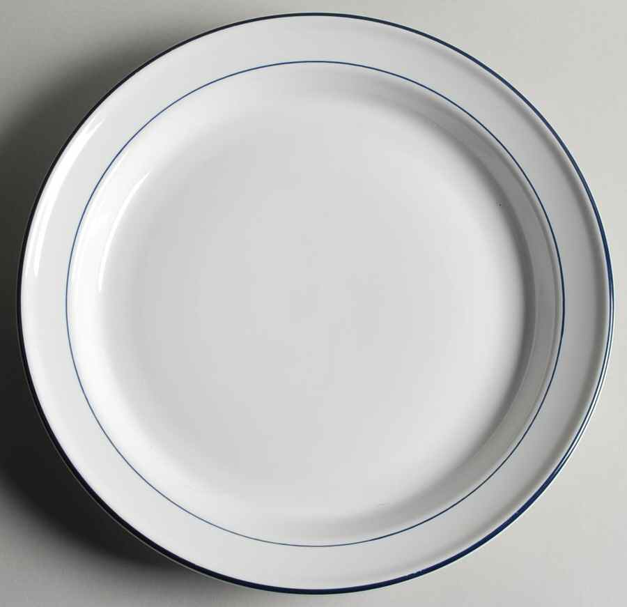 Sheridan Blue 12" Chop Plate (Round Platter) by International-1