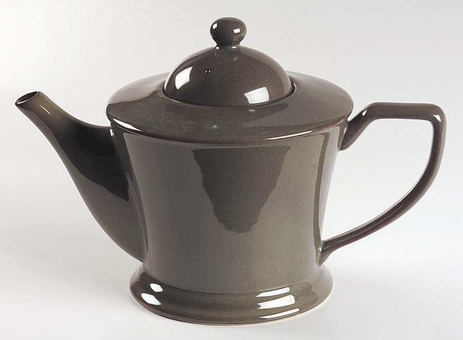 Prairie Shale (Light Green) Teapot & Lid by Interiors (PTS)-1