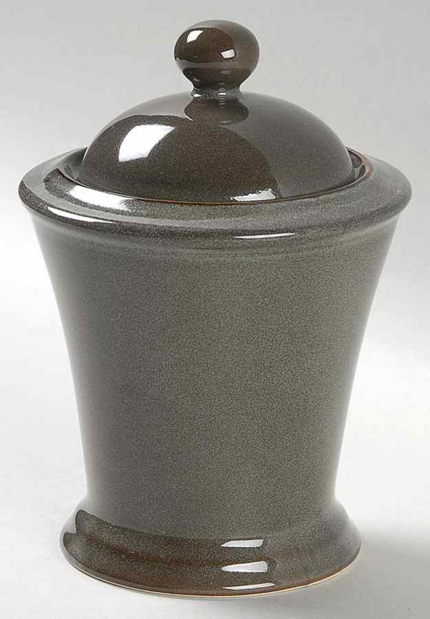 Prairie Shale (Light Green) Sugar Bowl & Lid by Interiors (PTS)-1