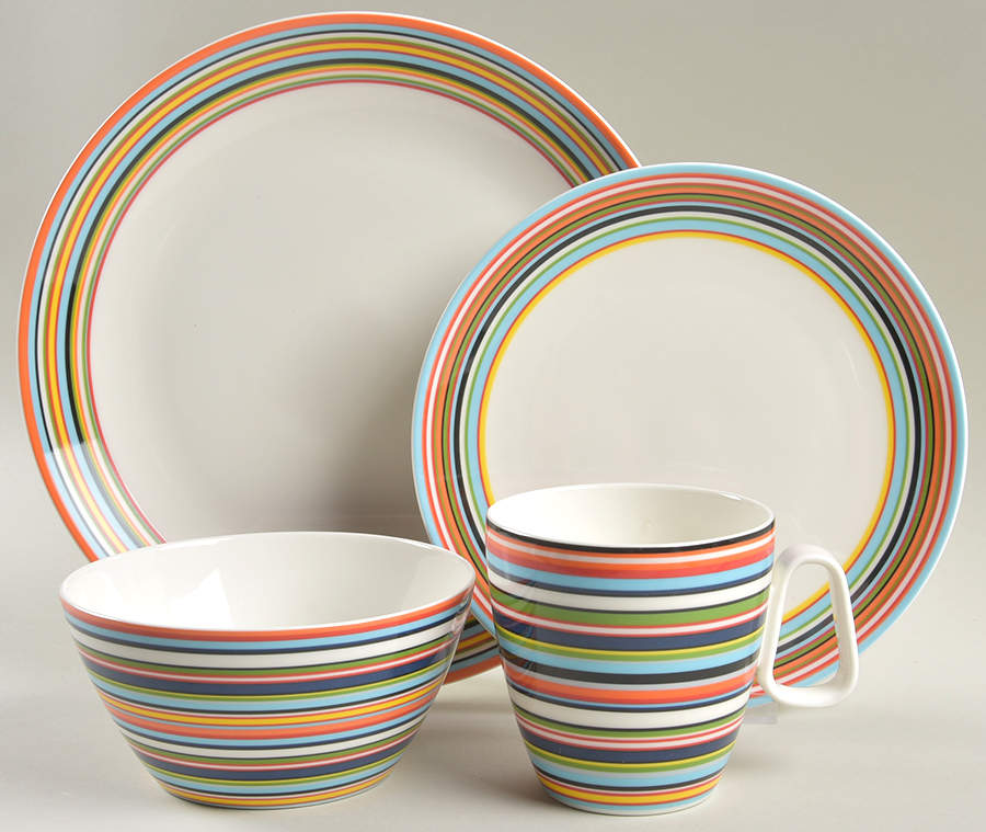 Origo Orange 4 Piece Place Setting by Iittala-1