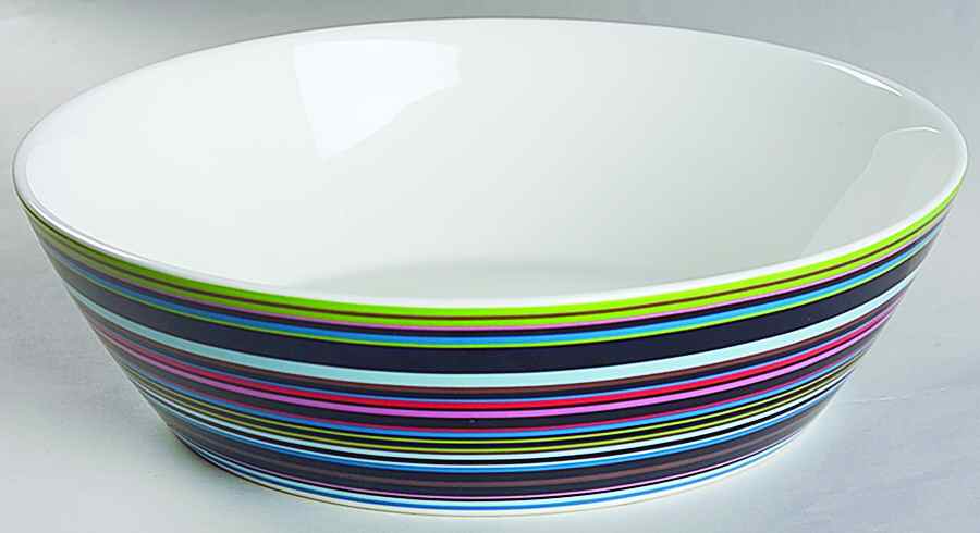 Origo Blue 10" Round Vegetable Bowl by Iittala-1