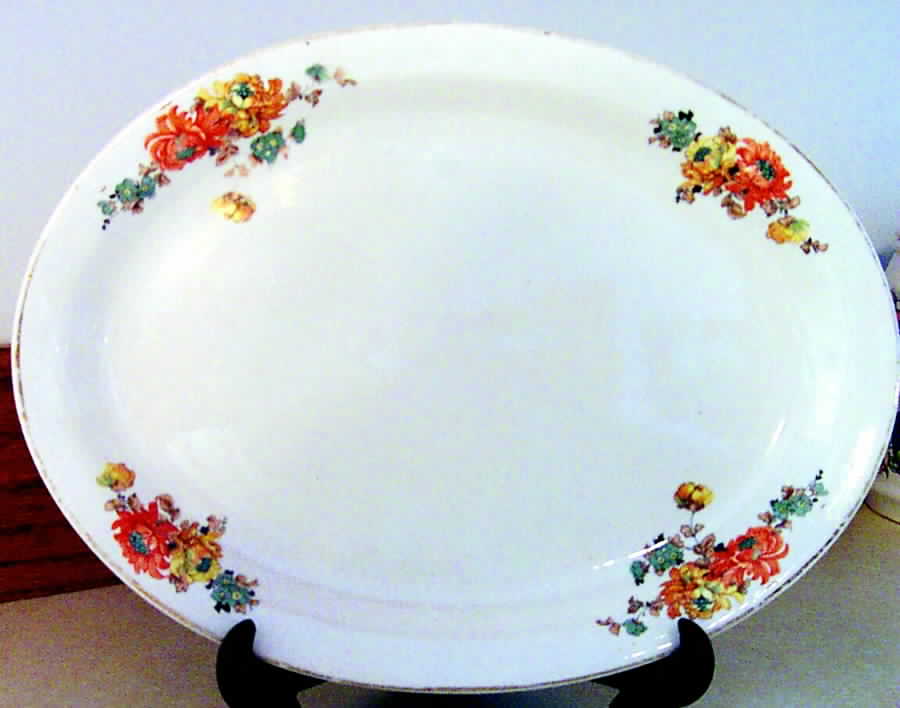 ILL13 12" Oval Serving Platter by Illinois China -1