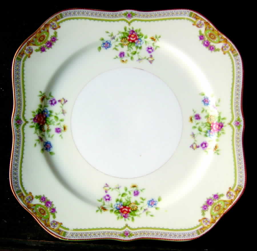 IMP57 Square Salad Plate by Imperial (Japan)-1