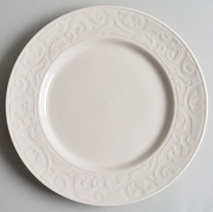 Florence White Salad Plate by International-1