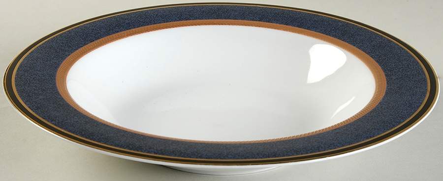 Fifth Ave Saphire Large Rim Soup Bowl by Interiors (PTS)-1
