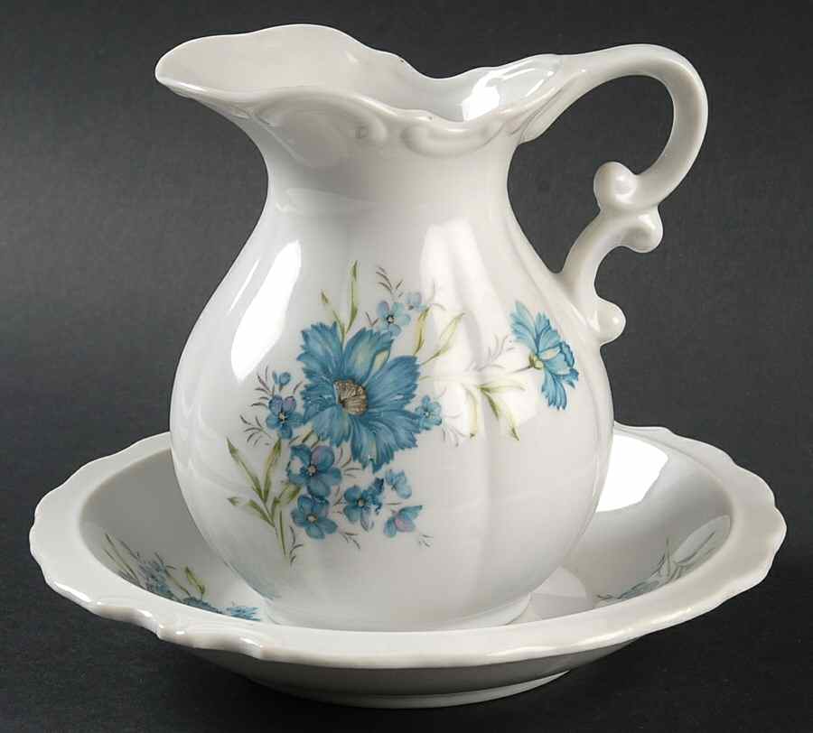E-4542 Small Pitcher & Bowl Set by Inarco (Japan)-1