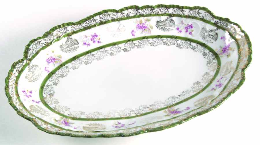 IMQ2 14" Oval Serving Platter by Imperial China Austria-1