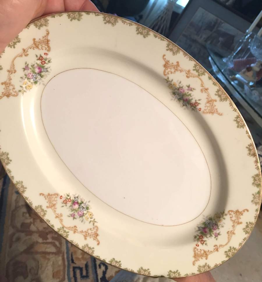 IMP60 14" Oval Serving Platter by Imperial (Japan)-1