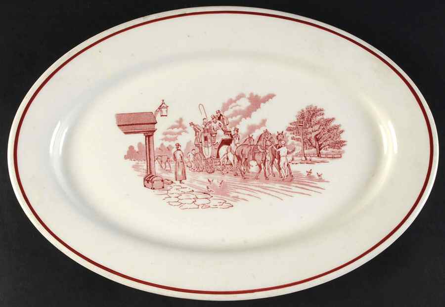 IRO38 13" Oval Serving Platter by Iroquois-1