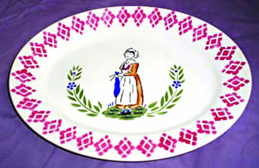 IER1 12" Oval Serving Platter by Imperiale et Royale-1