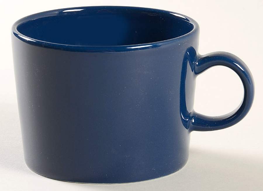 Teema Dark Blue Flat Cup by Iittala-1