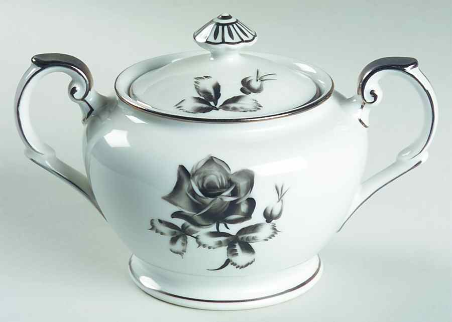 A5252-1 Sugar Bowl & Lid by I China (Japan)-1