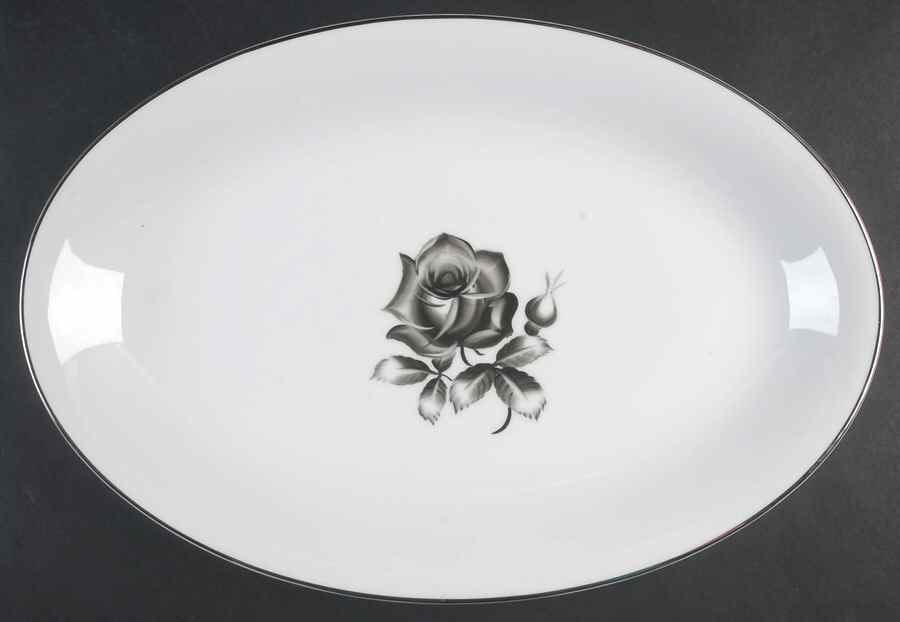 A5252-1 16" Oval Serving Platter by I China (Japan)-1