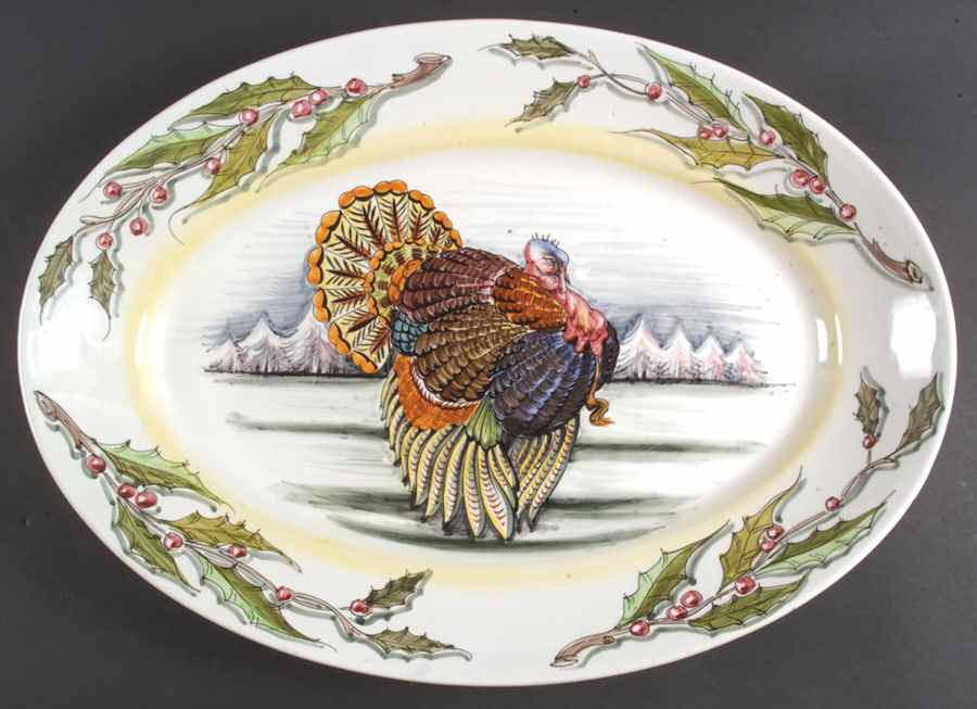 ITY201 20" Oval Serving Platter by Italy-1