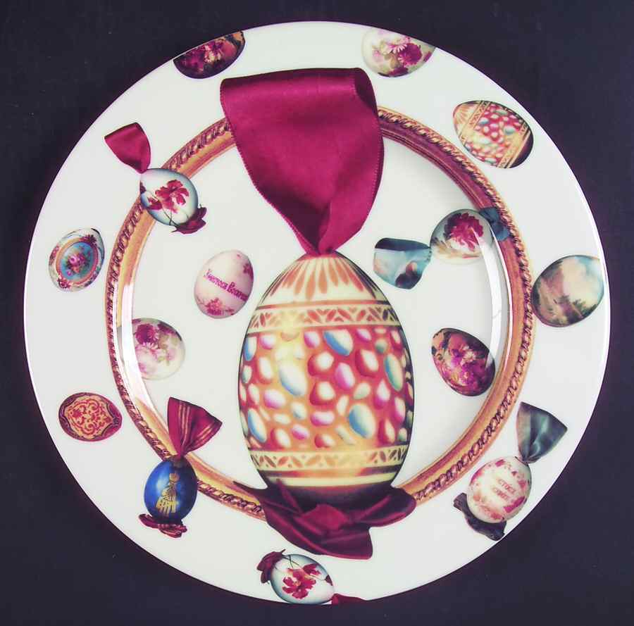 Uova Dinner Plate by Italian Ceramics-1