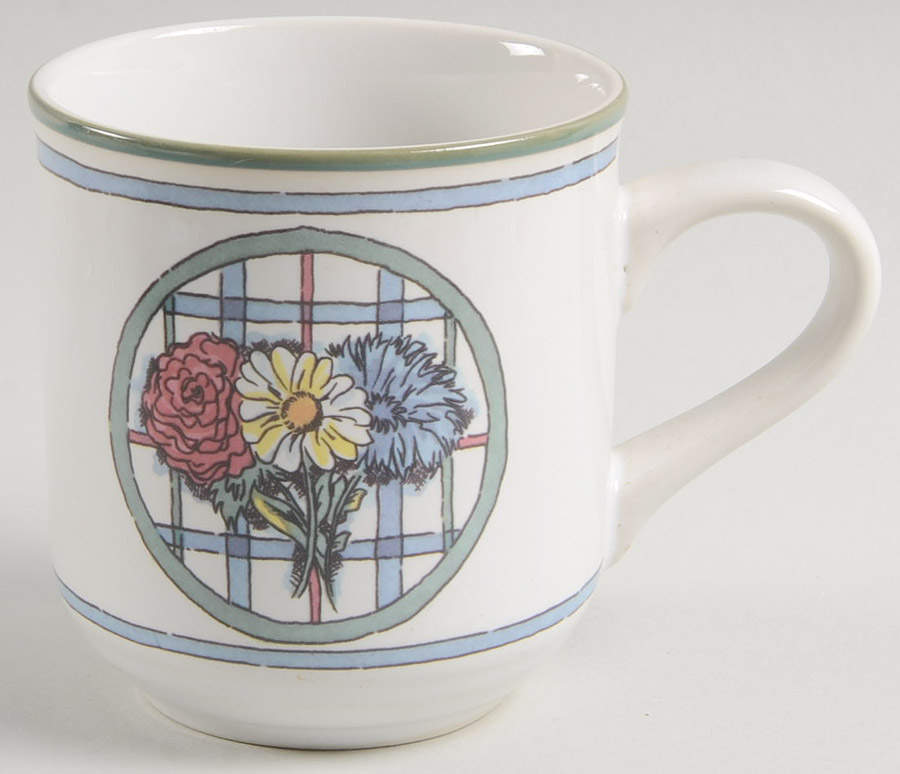 Plaid Posey Mug by International-1